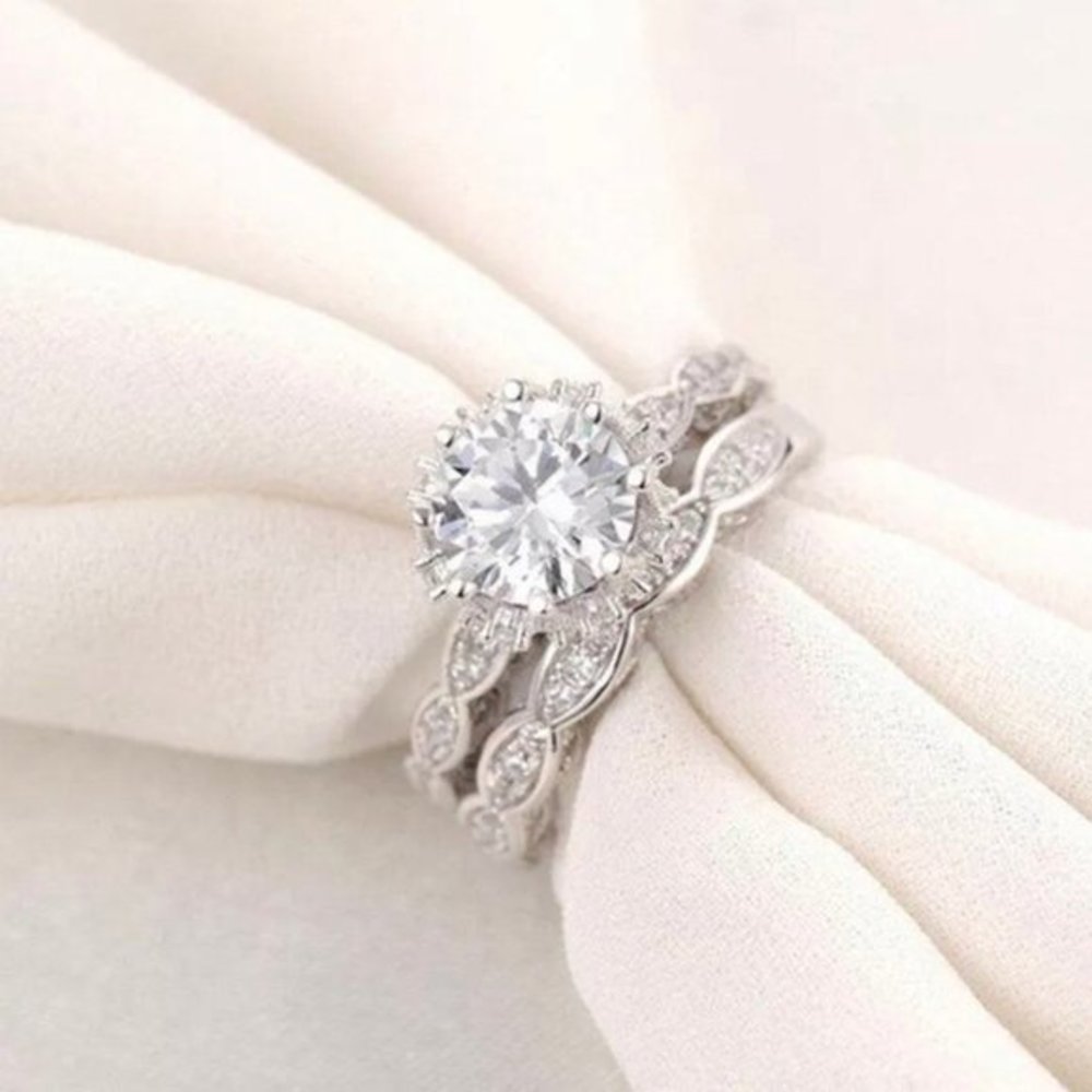 BRIDAL WEDDING ENGAGMENT RING SALLY - Picture 3 of 4